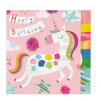 Card Happy Unicorn